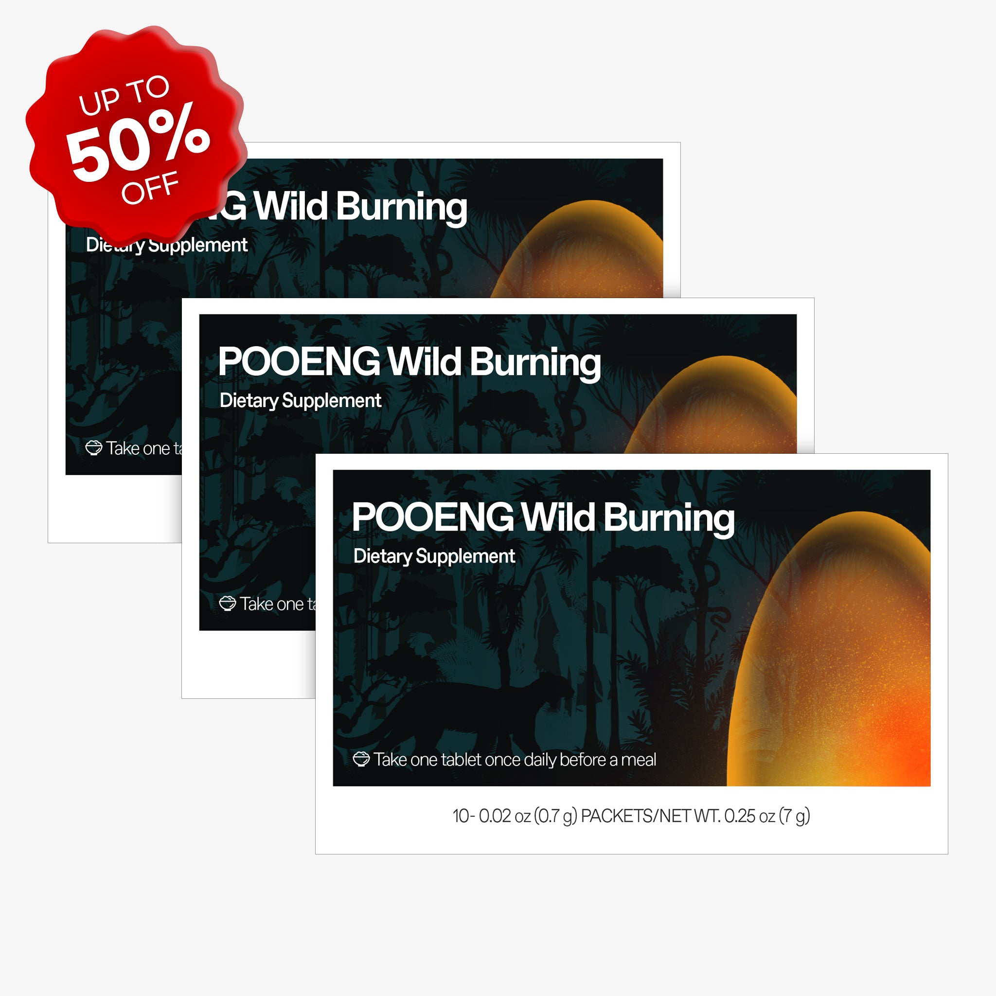 Pooeng Wild Burning 3 Boxes