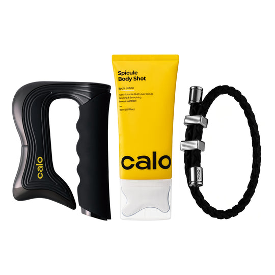 CALO EMS Slim Maker Pro + CALO Spicule Body Shot Body Lotion + CALO Neodymium Strap 3600