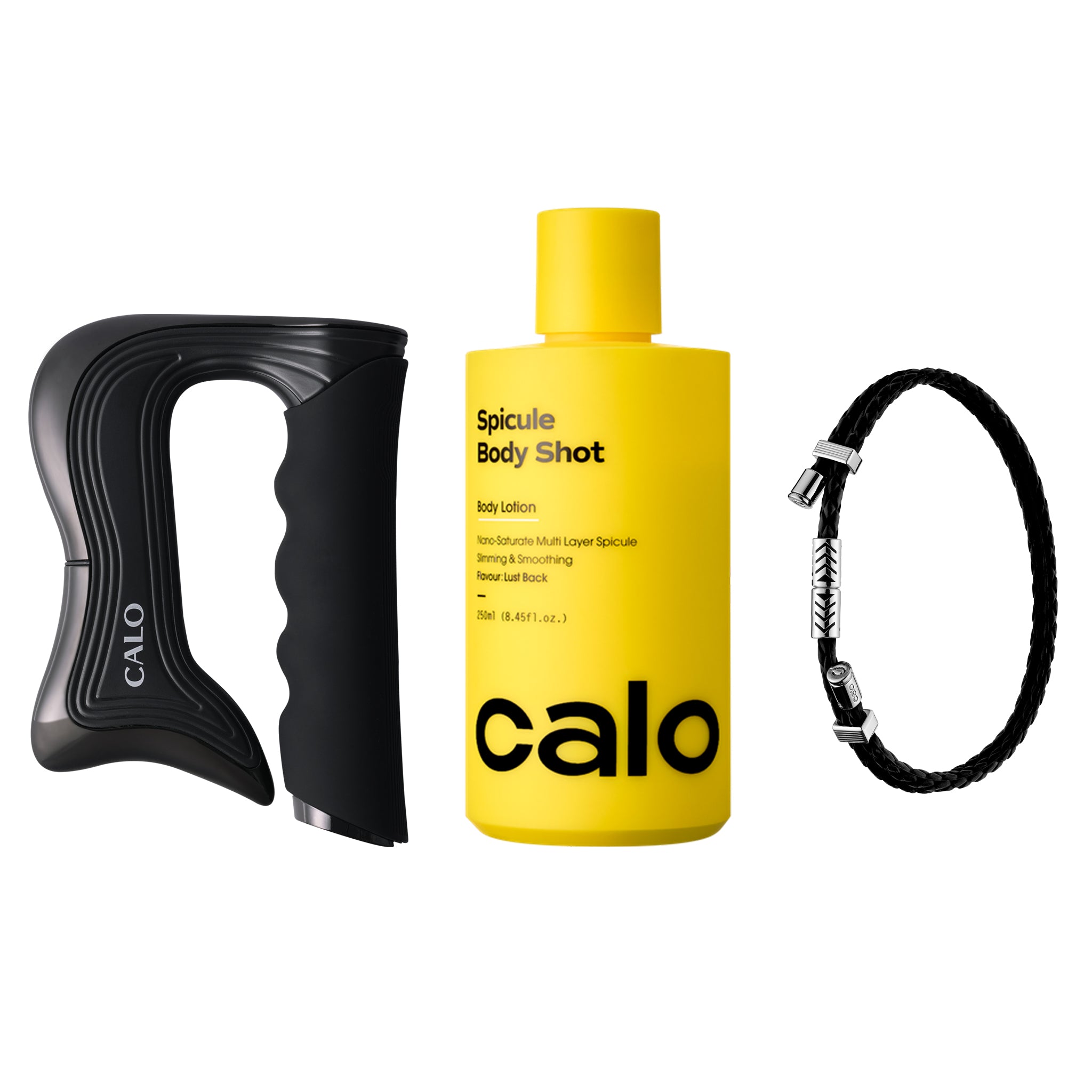 CALO EMS Slim Maker Pro + CALO Spicule Body Shot Body Lotion + CALO Neodymium Strap 3600