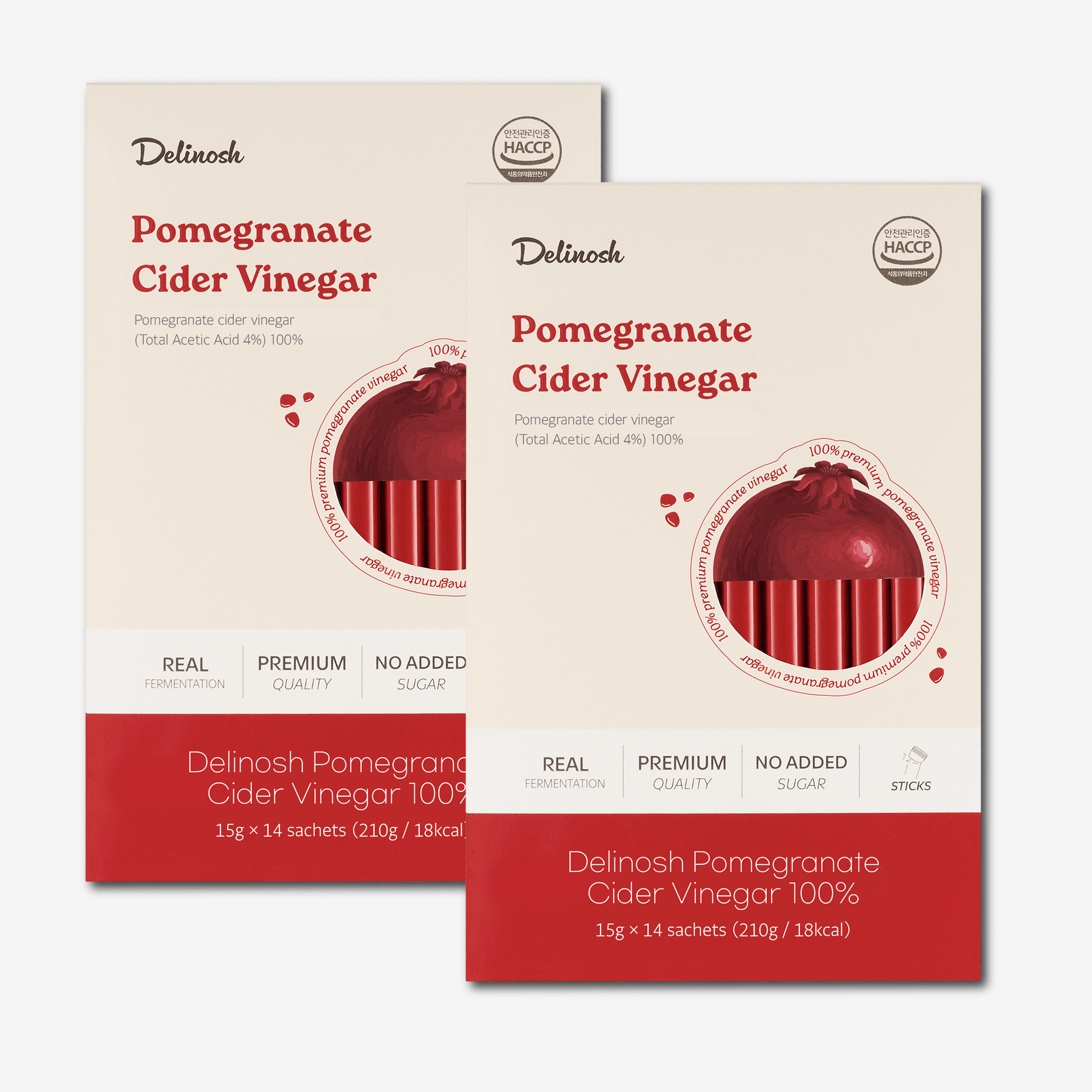Delinosh Pomegranate Cider Vinegar 2 Boxes A lighter habit, a purer vinegar. Raw, unfiltered pomegranate vinegar made from 12 whole fruits — smooth, tangy, and only 1 kcal. 100% raw & unfiltered Turkish pomegranate vinegar Zero sugar, only 1 kcal per stic