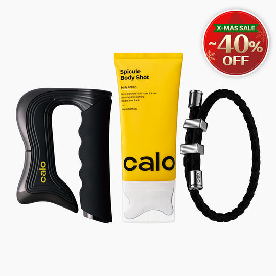 CALO EMS Slim Maker Pro + CALO Spicule Body Shot Body Lotion + CALO Neodymium Strap 3600