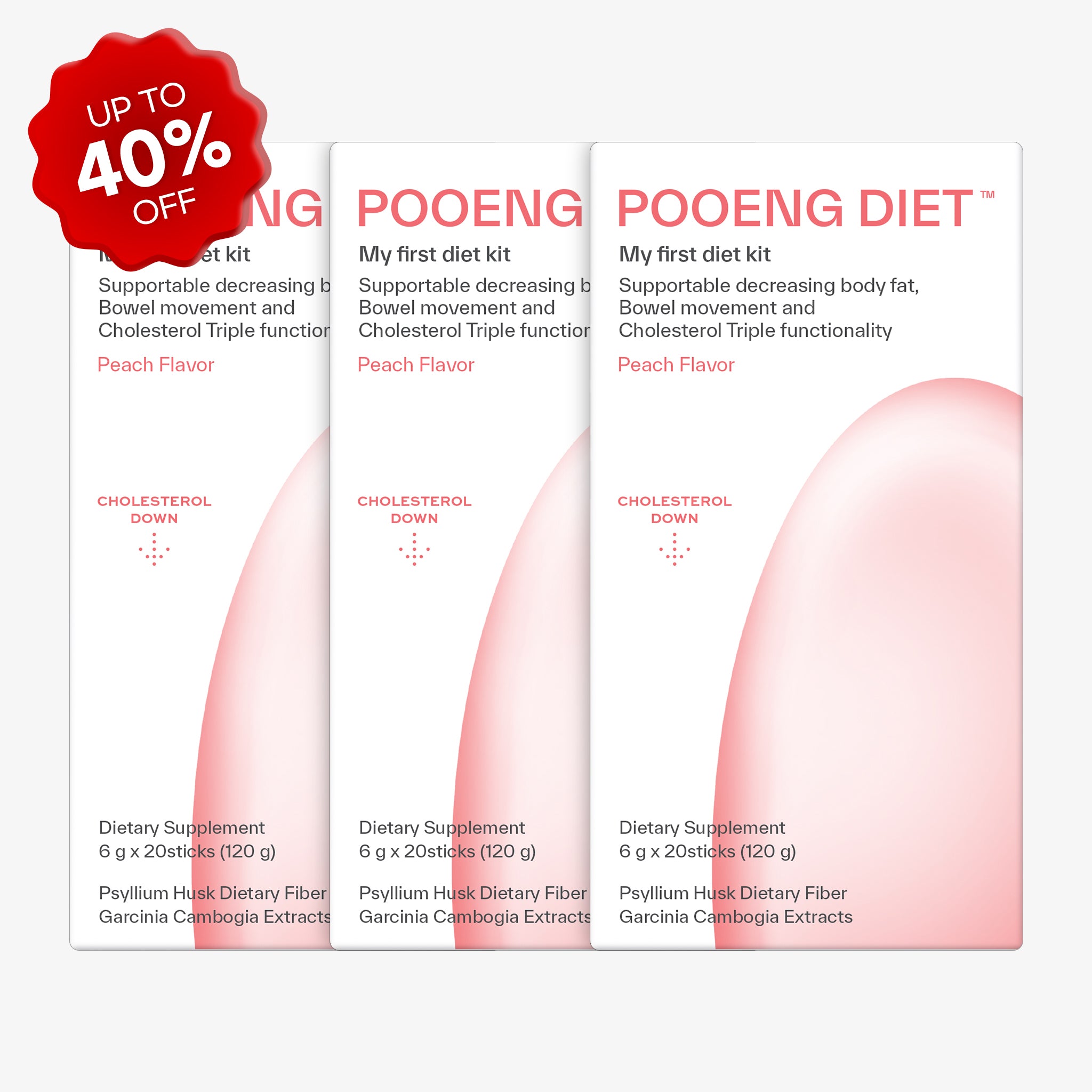 [EXTRA SALES]  39%OFF | Pooeng Diet 3 Boxes