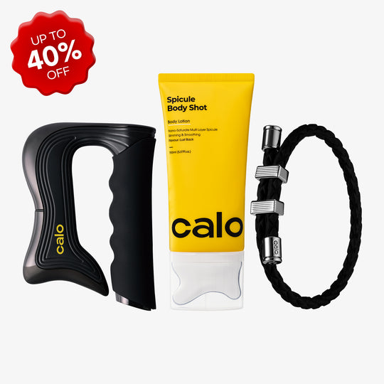 CALO EMS Slim Maker Pro + CALO Spicule Body Shot Body Lotion + CALO Neodymium Strap 3600