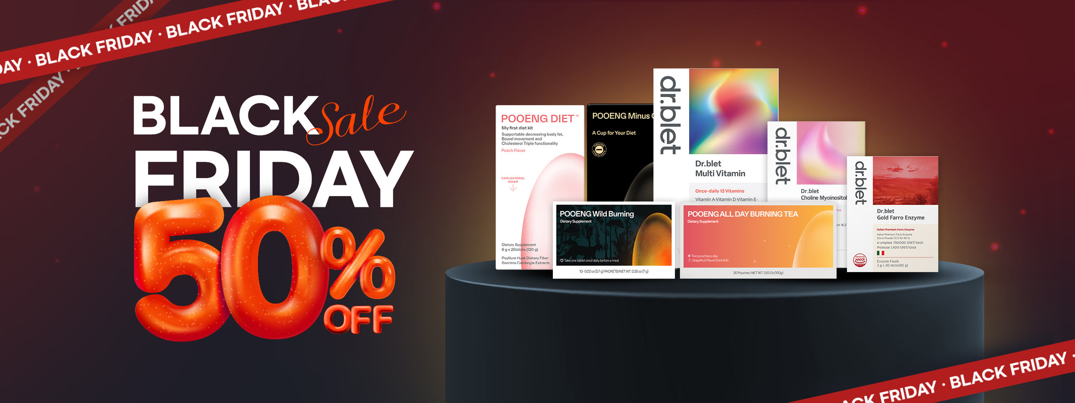 dr.blet Pooeng Black Friday 50% off