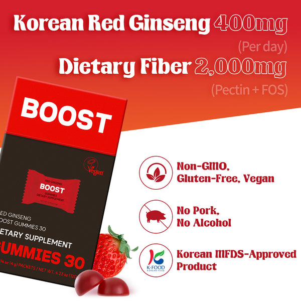 Red Ginseng Boost Gummies 30 - dr.blet