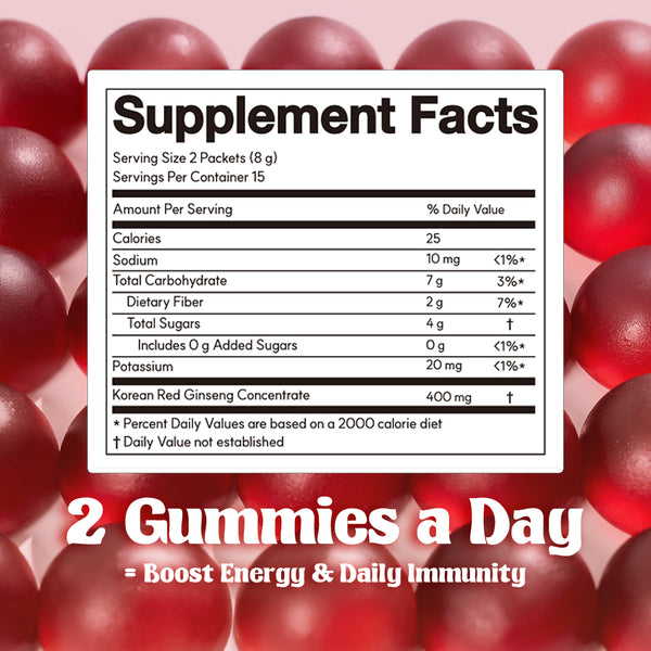 Red Ginseng Boost Gummies 30 - dr.blet